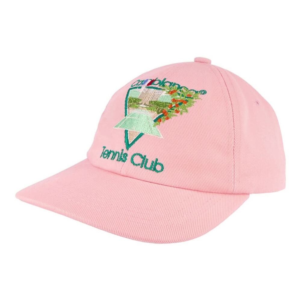 Casablanca Tennis Club Icon Pink Hat NWOT
